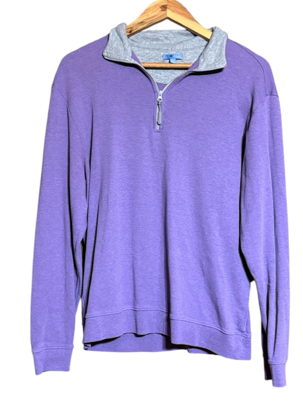 Genteal light purple quarter zip sweatshirt Size Medium 100% cotton